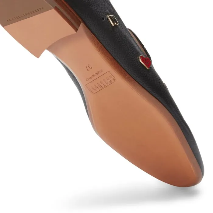 Women Hobo Charms Slipper Black Fratelli Rossetti Slip On Women Hobo Charms Slipper Black Fratelli Rossetti Slip On