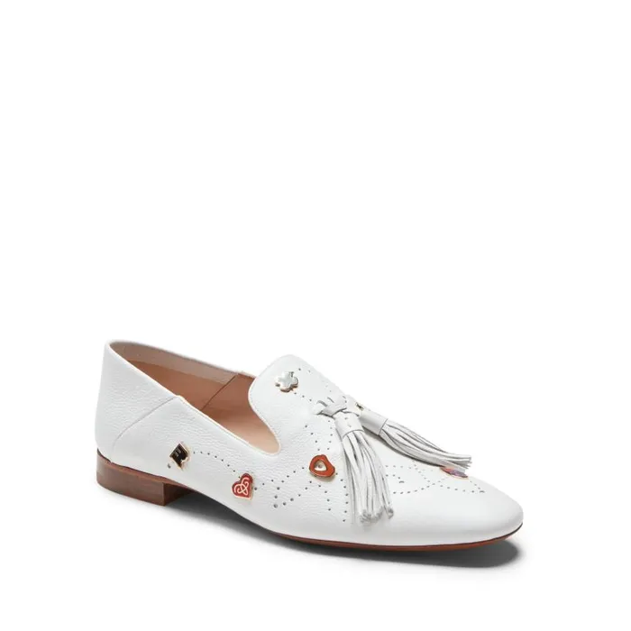 Women Hobo Charms Slipper White Fratelli Rossetti Slip On