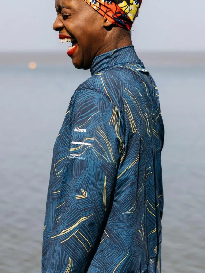 Women Into The Sea039 Seasuit Geometric Print Finisterre Swimwear and Bikinis
