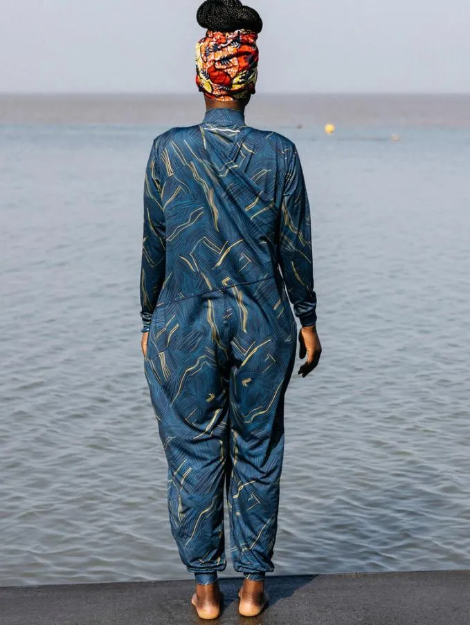 Women Into The Sea039 Seasuit Geometric Print Finisterre Swimwear and Bikinis