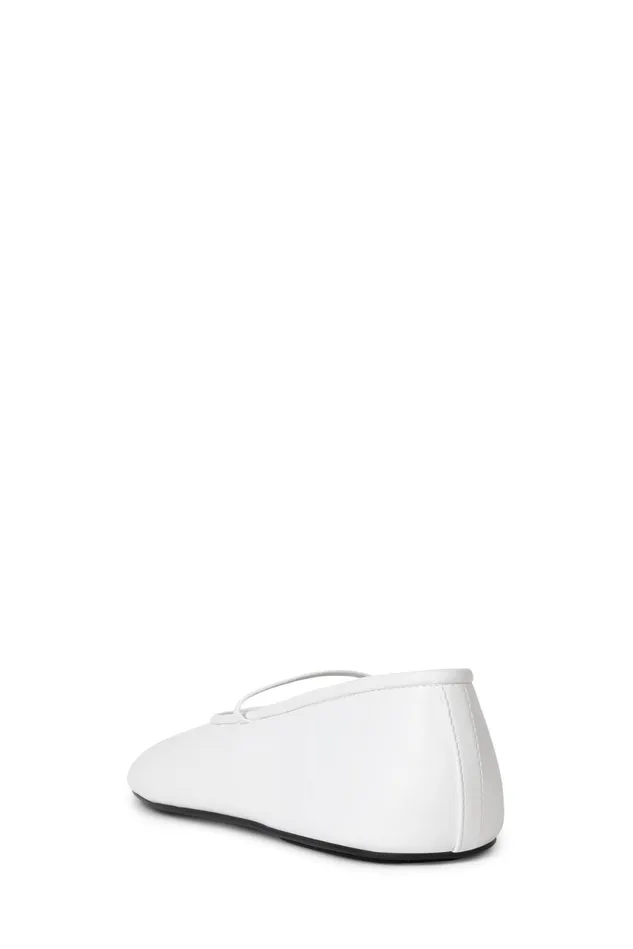 Women Jeffrey Campbell Ballet Flats DANCERINA White