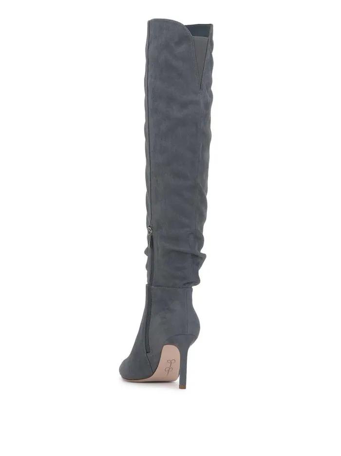 Women Jessica Simpson Boots and Booties Emetta Over The Knee Boot In Stone Blue