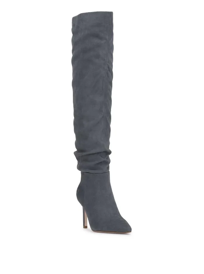 Women Jessica Simpson Boots and Booties Emetta Over The Knee Boot In Stone Blue