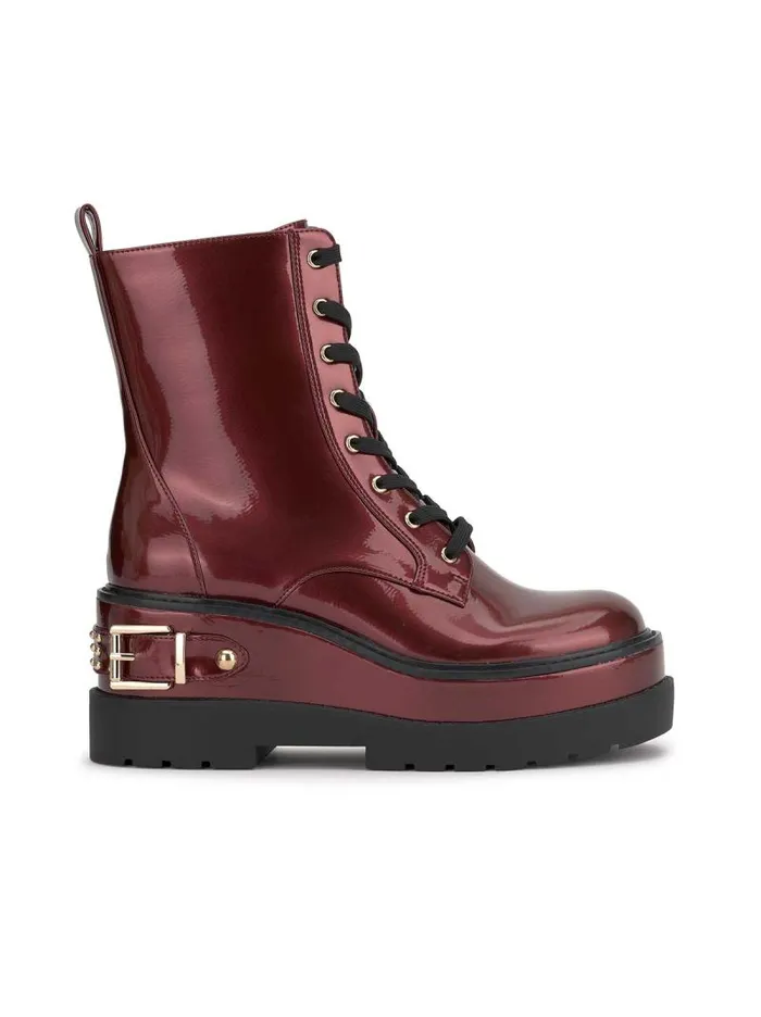 Women Jessica Simpson Boots and Booties Imelda Combat Boot In Oxblood