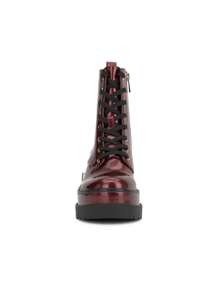 Women Jessica Simpson Boots and Booties Imelda Combat Boot In Oxblood