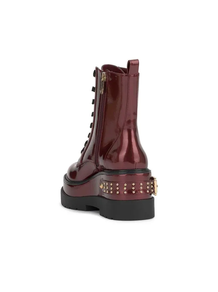 Women Jessica Simpson Boots and Booties Imelda Combat Boot In Oxblood