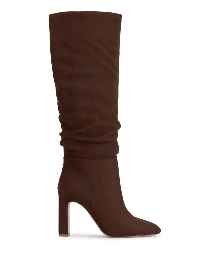 Women Jessica Simpson Boots and Booties Minerva Knee High Boot In Walnut