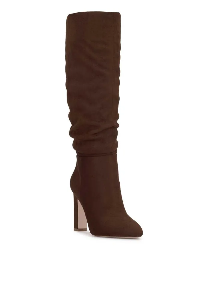 Women Jessica Simpson Boots and Booties Minerva Knee High Boot In Walnut