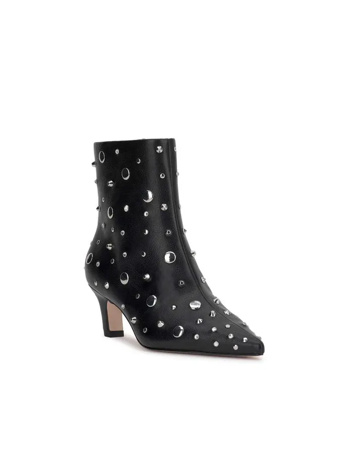 Women Jessica Simpson Boots and Booties Viviana Kitten Heel Bootie In Black