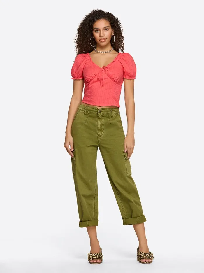 Women Jessica Simpson Bottoms Allie Utility Bottom In Mayfly
