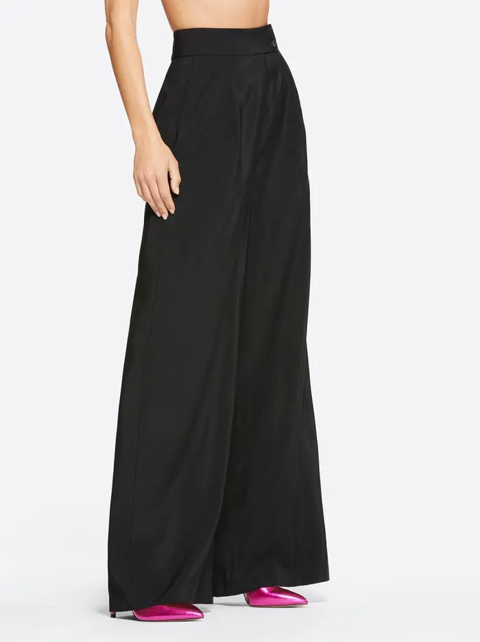 Women Jessica Simpson Bottoms Melba Wide Leg Trouser In Black