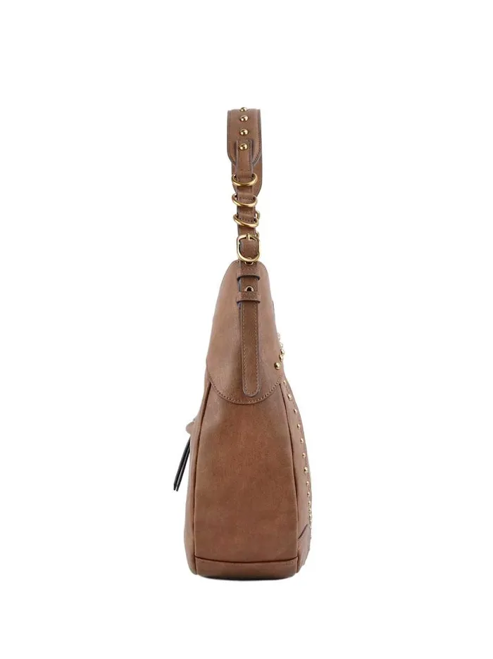 Women Jessica Simpson Crossbody Raven Large Hobo In Almond Brown