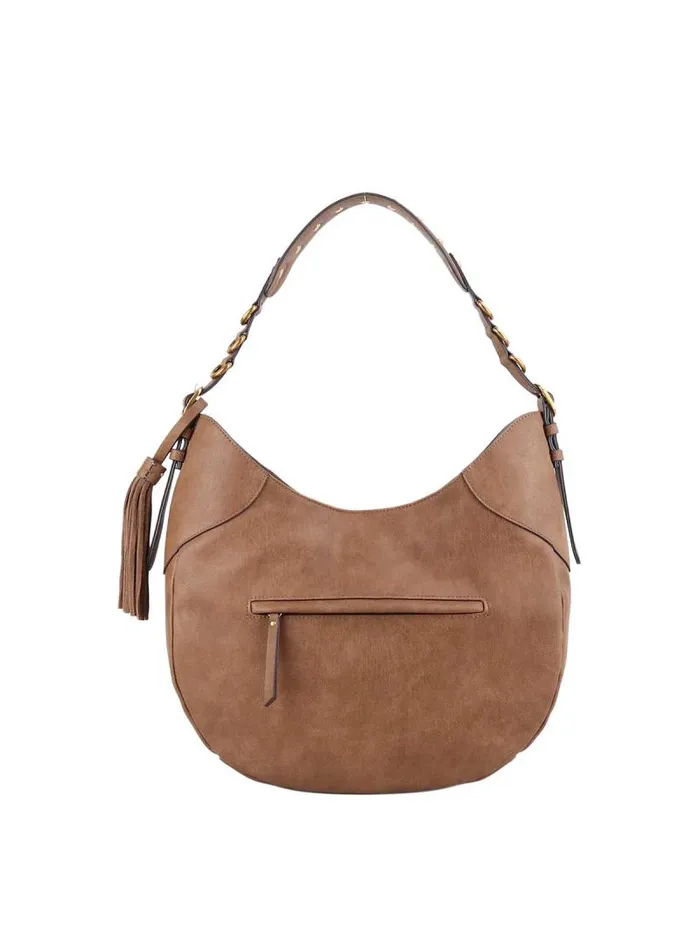 Women Jessica Simpson Crossbody Raven Large Hobo In Almond Brown