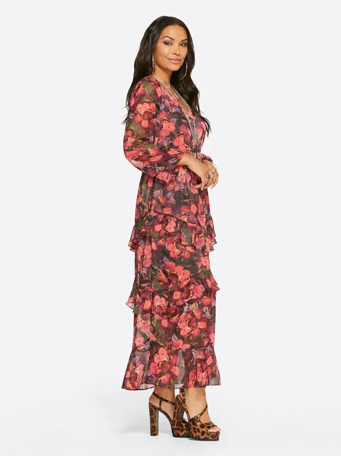 Women Jessica Simpson Dresses Tabatha Dress In Posy Symphony
