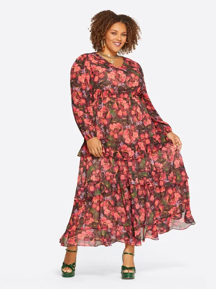 Women Jessica Simpson Dresses Tabatha Dress In Posy Symphony