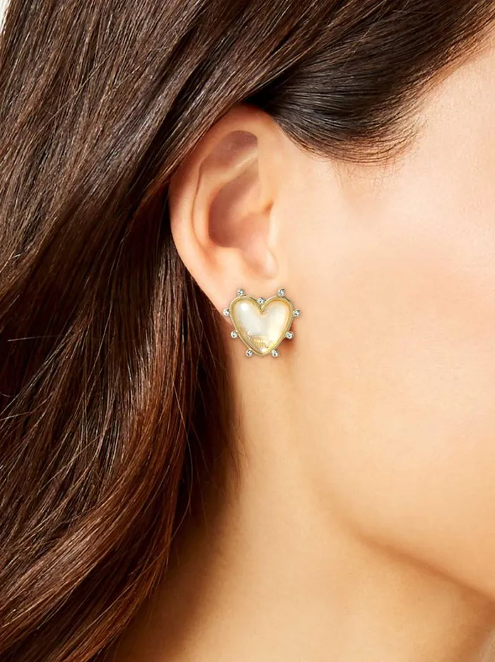 Women Jessica Simpson Earrings Heart Stud Earrings