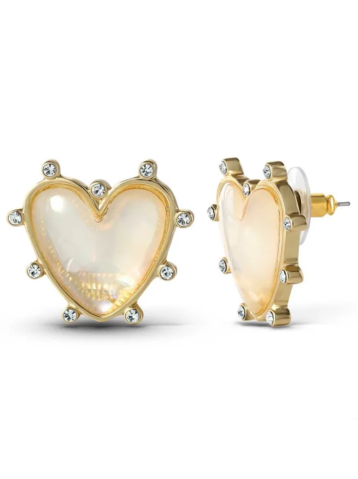 Women Jessica Simpson Earrings Heart Stud Earrings