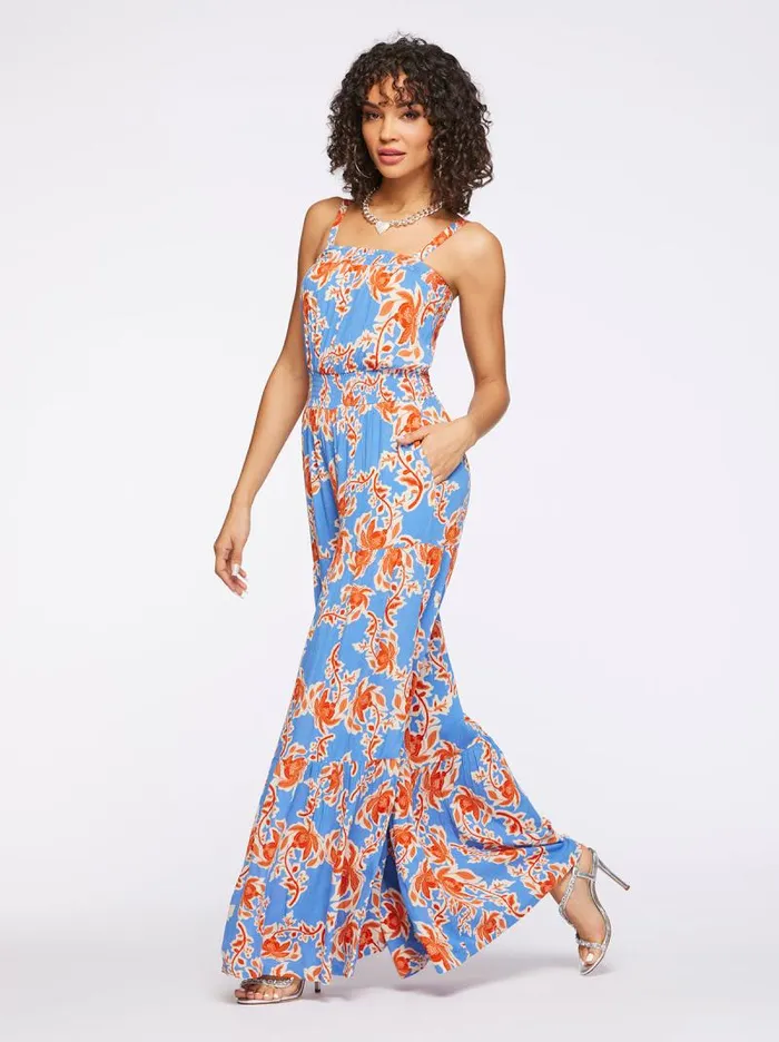 Women Jessica Simpson Jumpsuits and Rompers Devyn Jumpsuit In Defined Botanicals