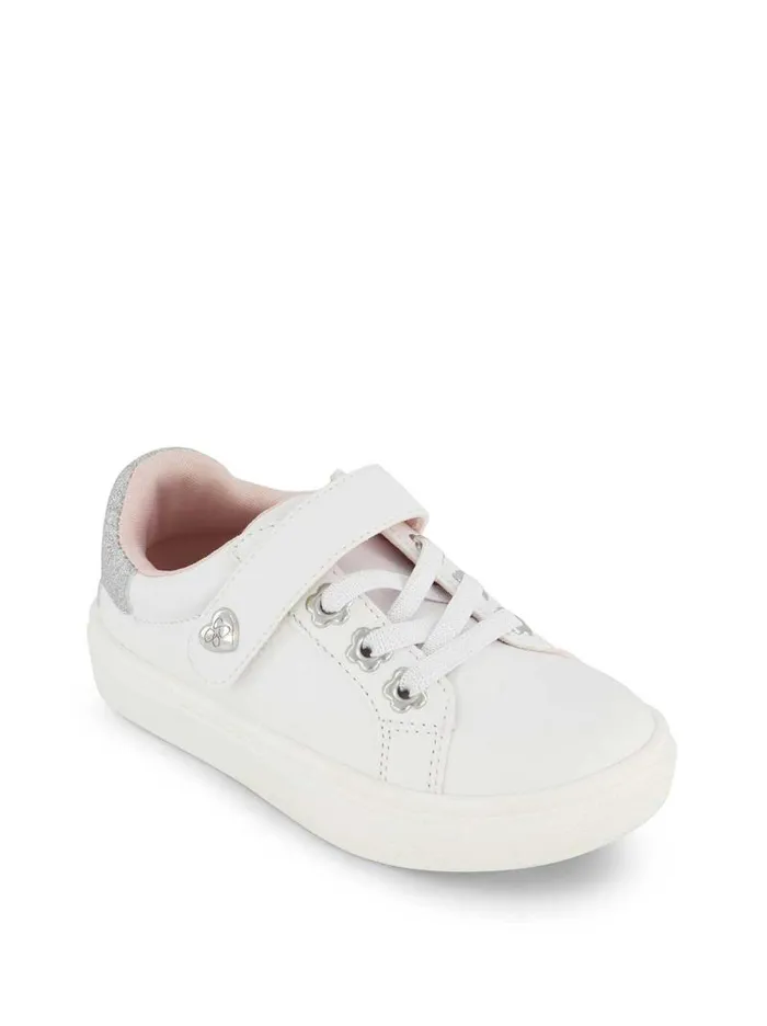 Women Jessica Simpson Kids Toddler Gina Bijou Low Sneaker In White