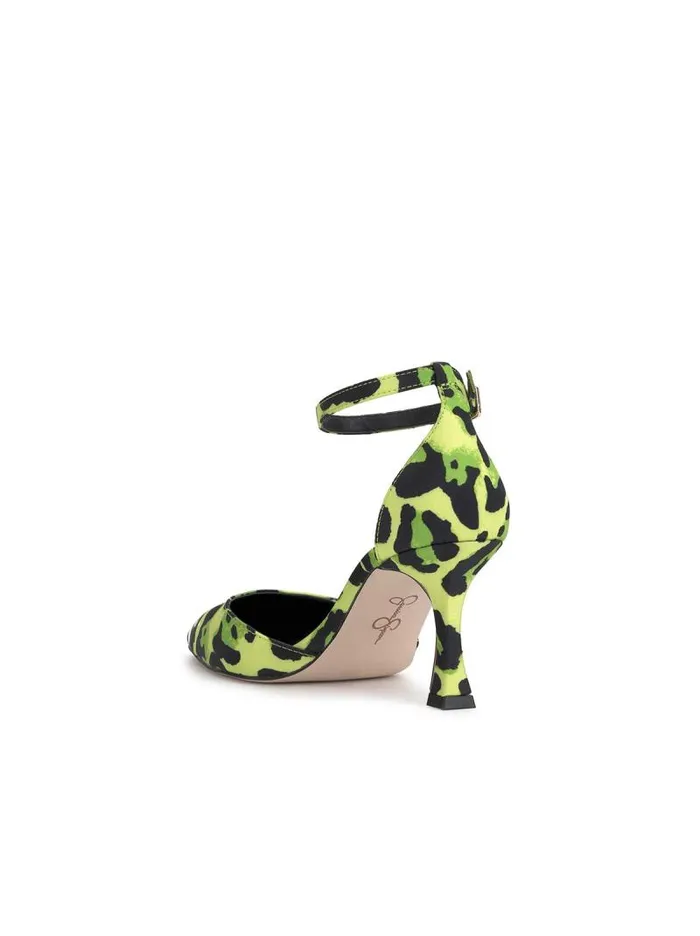 Women Jessica Simpson Pumps Foxena Pointed Toe Pump In Green Leopard