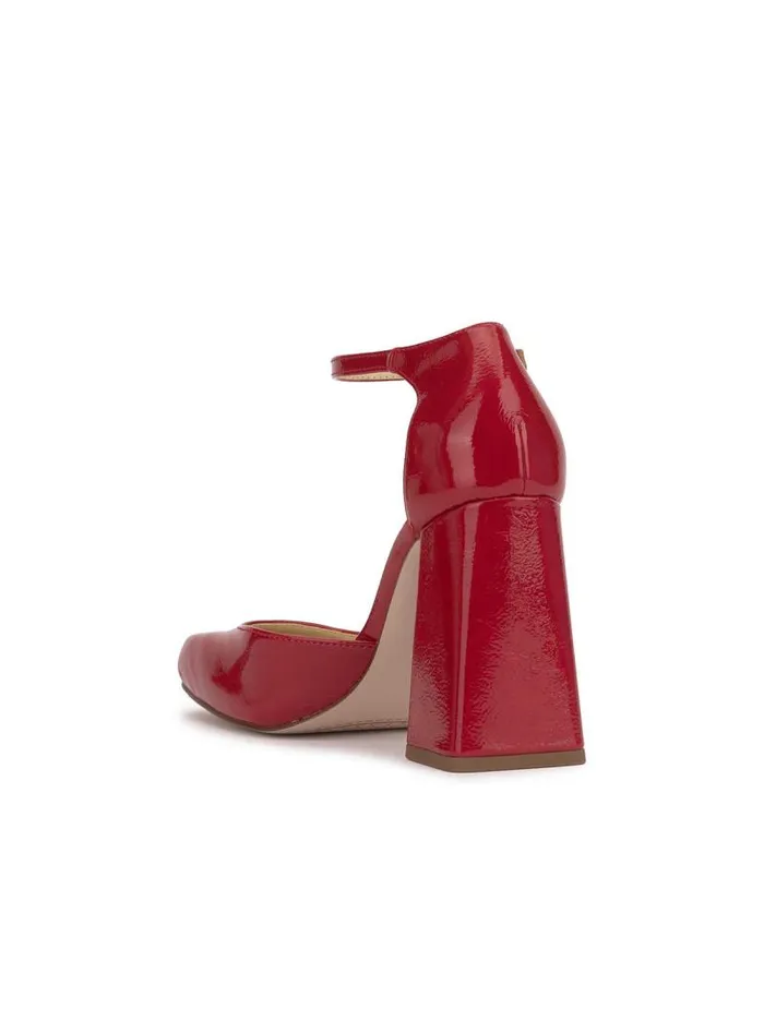 Women Jessica Simpson Pumps Lollah Block Heel Pump In Red Muse