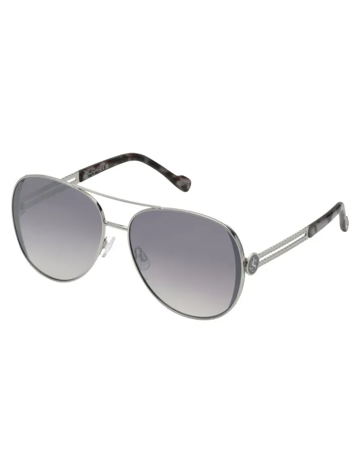 Women Jessica Simpson Sunglasses Stylish Metal Aviator Sunglasses In Silver and Tortoise Women Jessica Simpson Sunglasses Stylish Metal Aviator Sunglasses In Silver and Tortoise