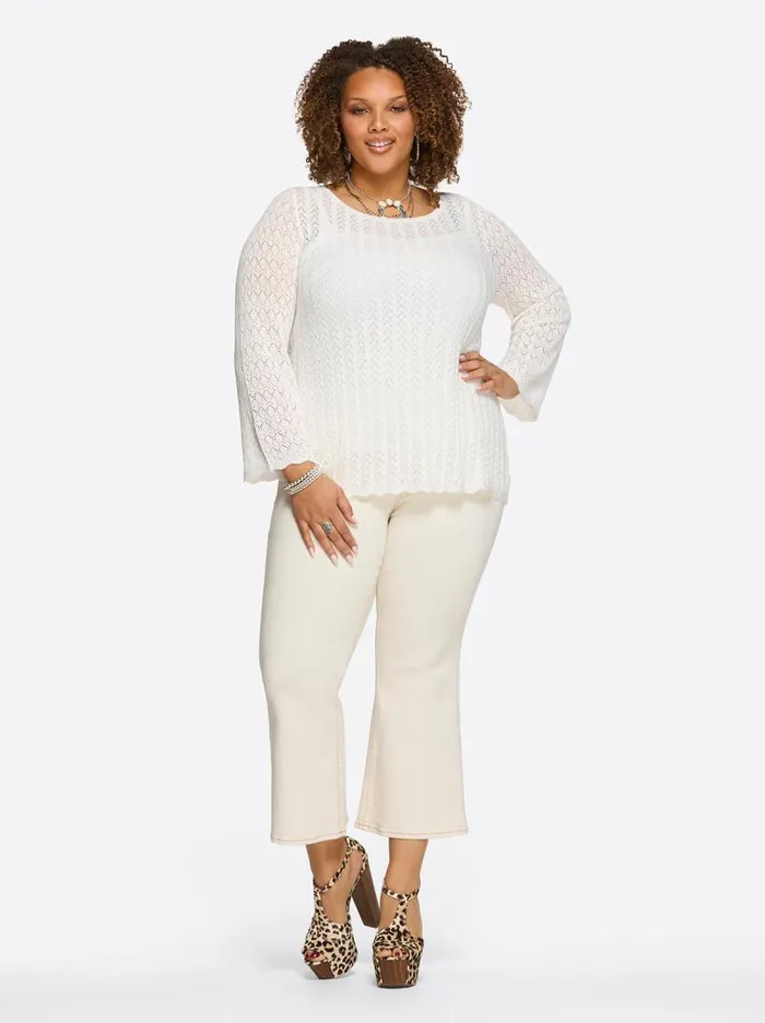 Women Jessica Simpson Tops and Tees Dreamer Top In Gardenia