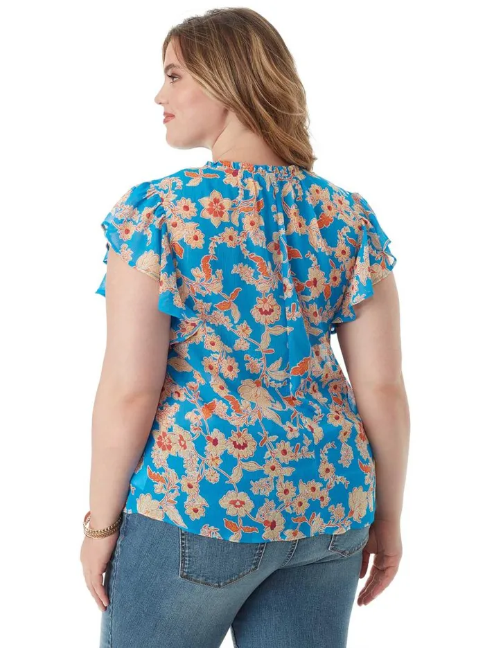 Women Jessica Simpson Tops and Tees Lora Top In Southern Beauties