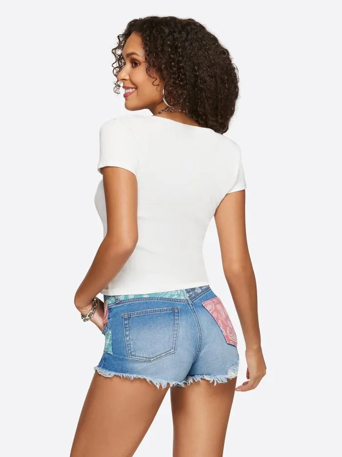 Women Jessica Simpson Tops and Tees Min Top In Snow White