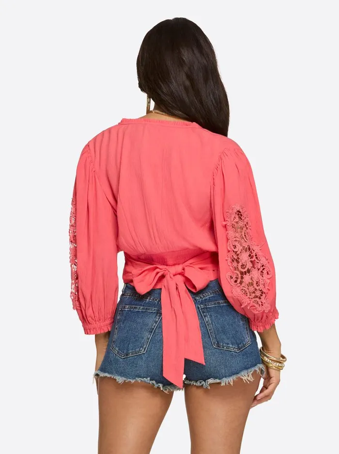 Women Jessica Simpson Tops and Tees Patsy Top In Rose Of Sharon