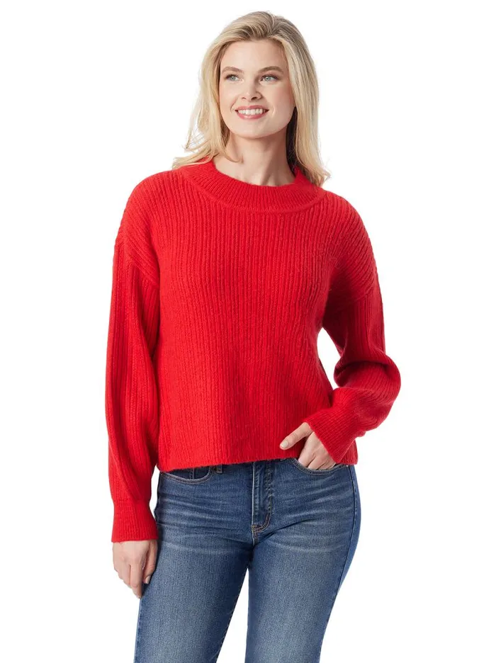 Women Jessica Simpson Tops and Tees Portia Sweater In Goji Berry