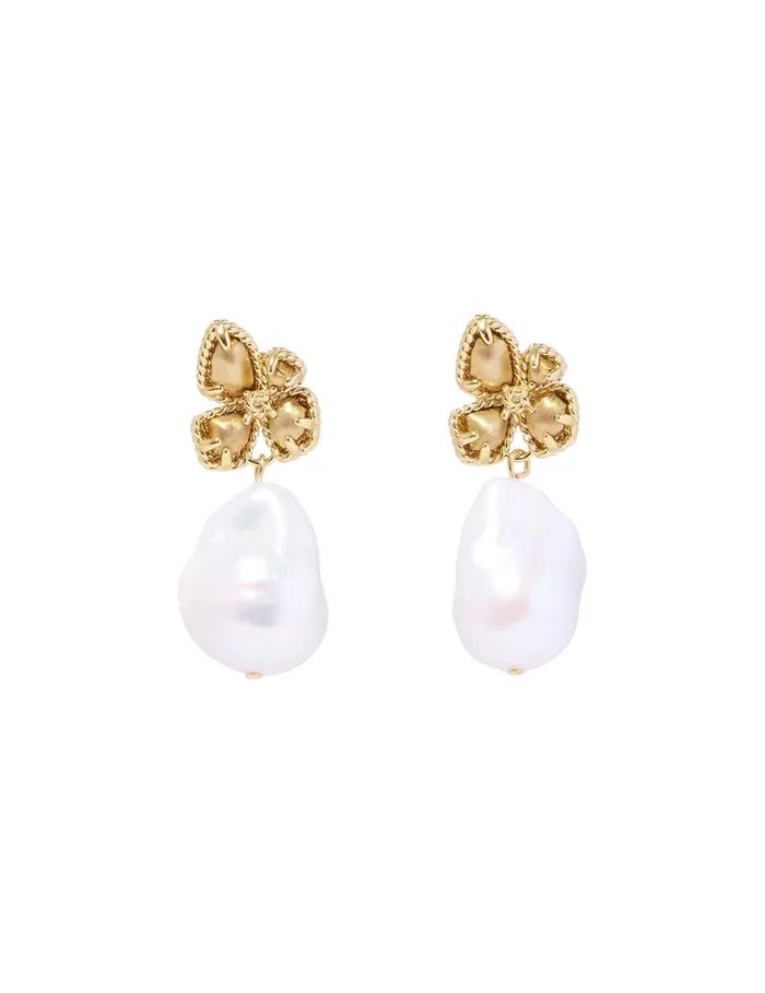 Women Jewellery Zimmermann Bloom Earrings Goldpearl