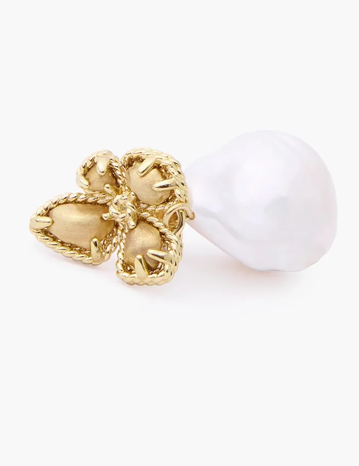 Women Jewellery Zimmermann Bloom Earrings Goldpearl