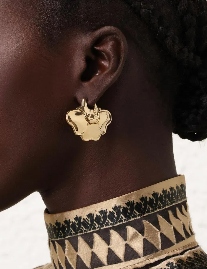 Women Jewellery Zimmermann Flore Earrings Gold