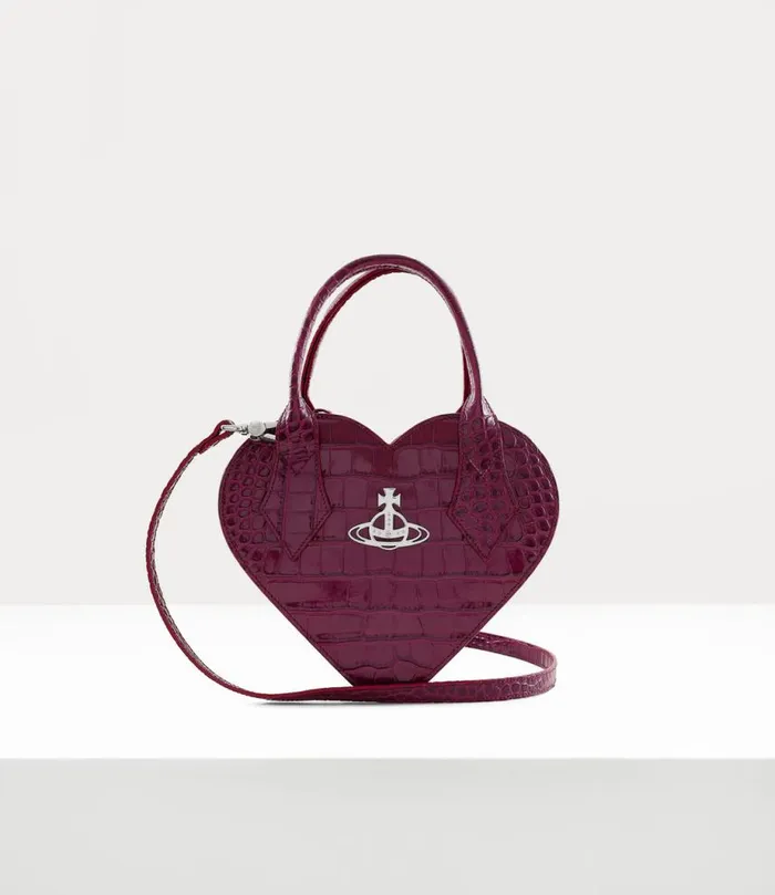 Women Josephine Heart Crossbody Bag Purple Vivienne Westwood Crossbody Bags Women Josephine Heart Crossbody Bag Purple Vivienne Westwood Crossbody Bags