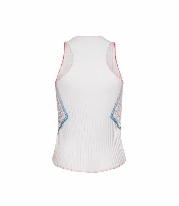 Women KSwiss TShirts and Tops SCULPT PLEATED TANK White