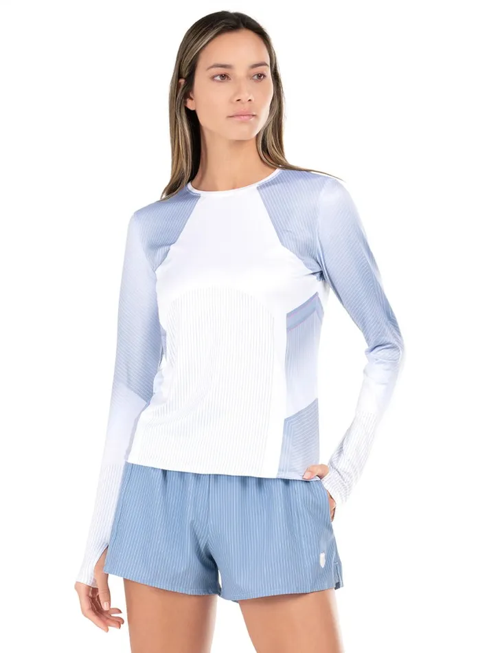 Women KSwiss Tennis and Pickleball ACCELERATE LS Glacier