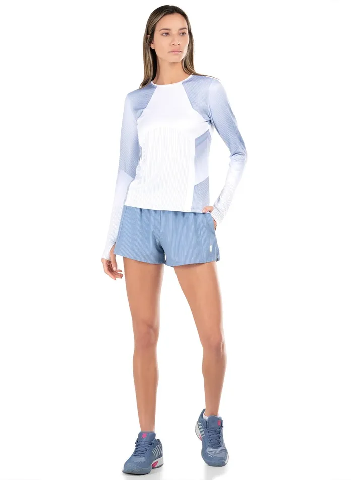 Women KSwiss Tennis and Pickleball ACCELERATE LS Glacier Women KSwiss Tennis and Pickleball ACCELERATE LS Glacier