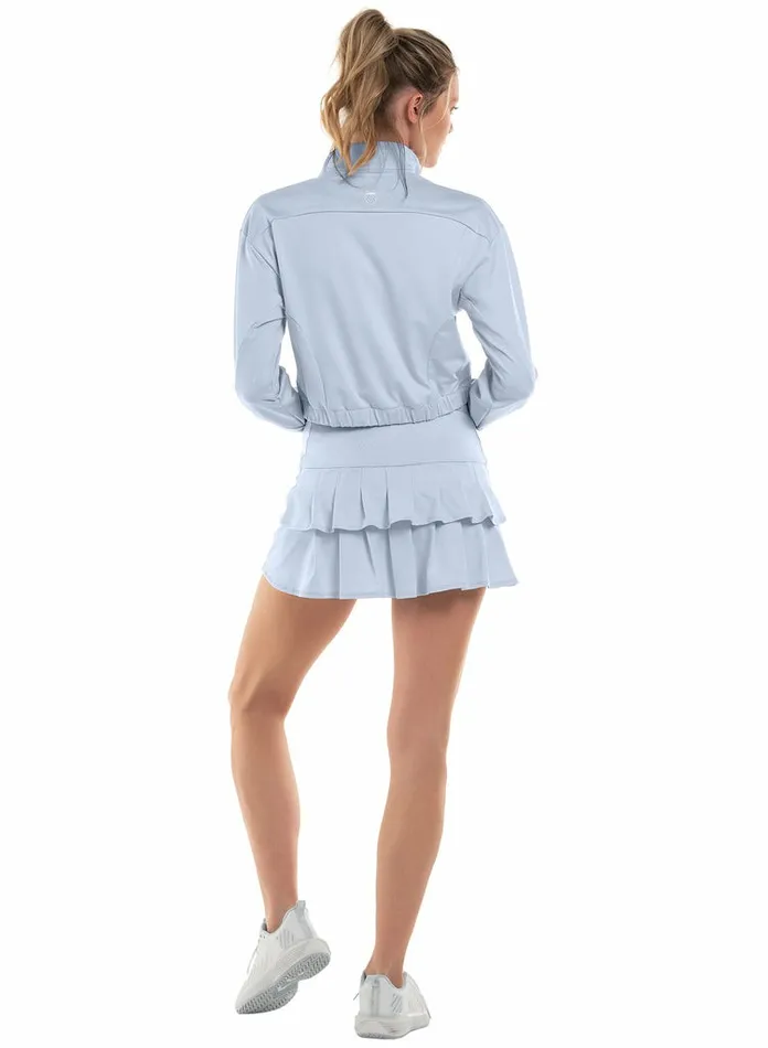 Women KSwiss Tennis and Pickleball ELEVATE 14 ZIP LS Glace