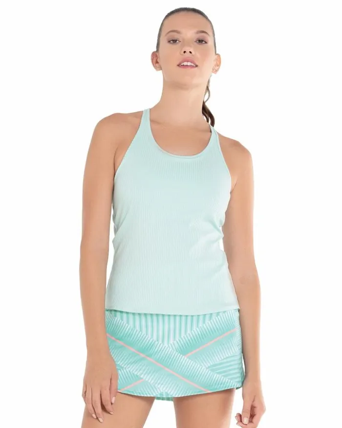 Women KSwiss Tennis and Pickleball RIB TANK WBRA Canal