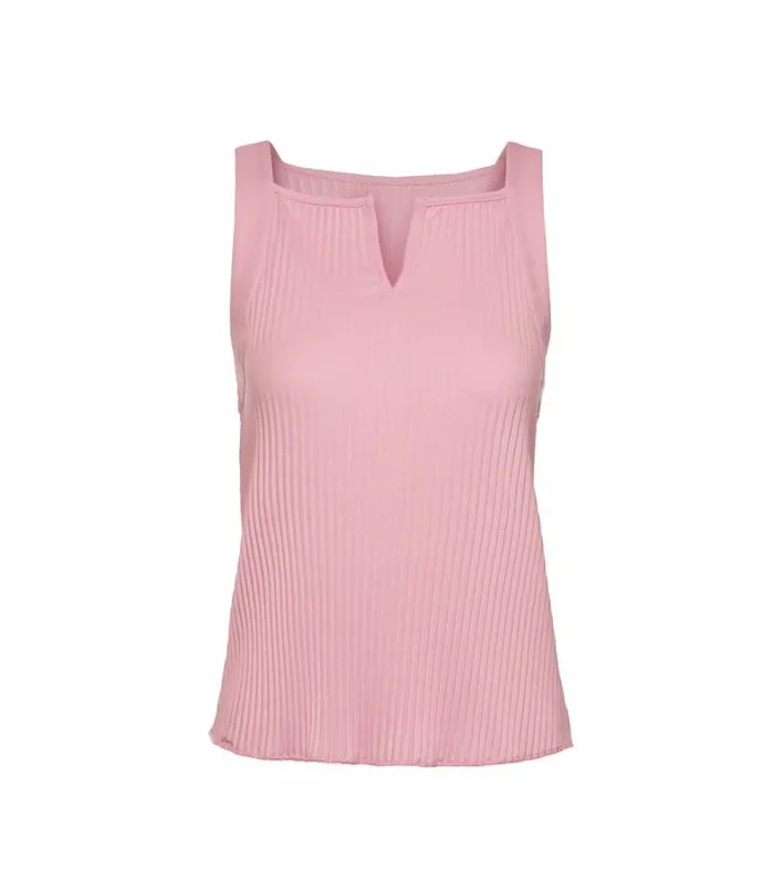 Women KSwiss Tennis DEEP V PLEATED TANK Seashell