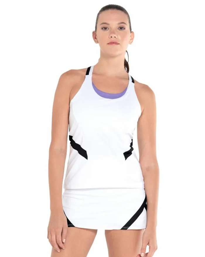 Women KSwiss Tennis REFLEX TANK WBRA Whiteblack