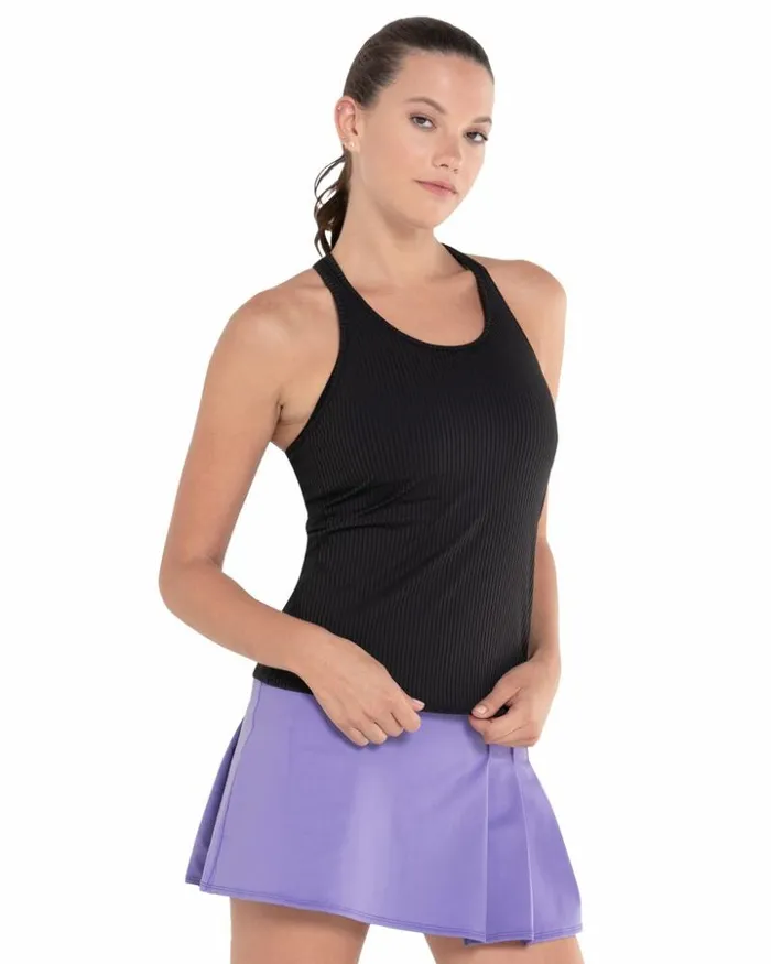 Women KSwiss Tennis RIB TANK WBRA Black