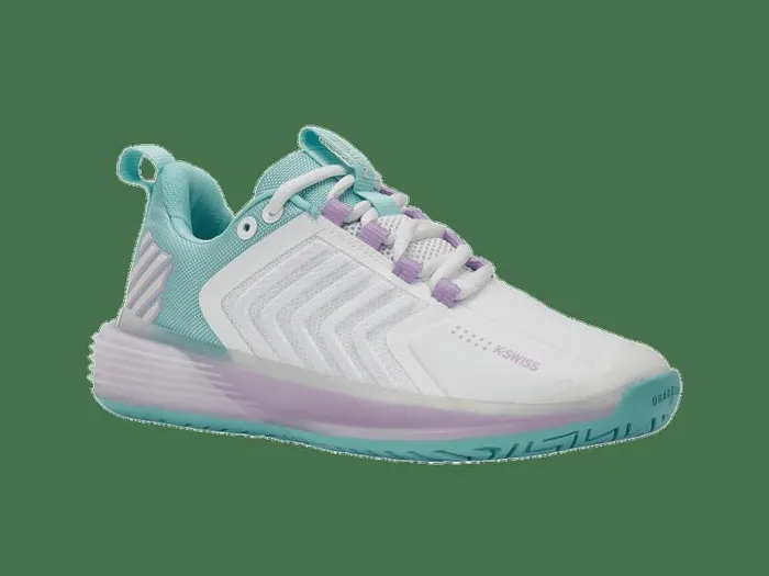 Women KSwiss Tennis ULTRASHOT 3 Brilliant Whiteangel Bluesheer Lilac