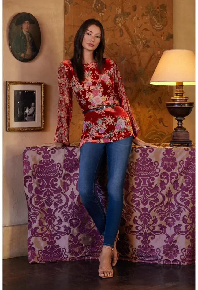 Women Kimi Tunic Multi Johnny Was Tops