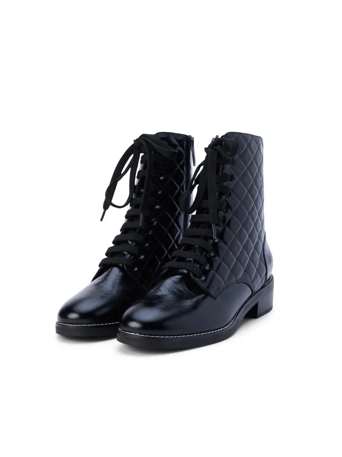 Women L039Agence Boots and Booties New Desiree Patent Leather Boot Black Patent Women L039Agence Boots and Booties New Desiree Patent Leather Boot Black Patent