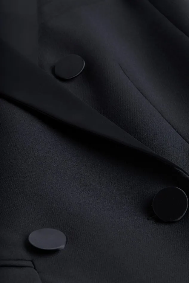 Women L039Agence Dresses and Jumpsuits Calliope Blazer Gown Black Women L039Agence Dresses and Jumpsuits Calliope Blazer Gown Black