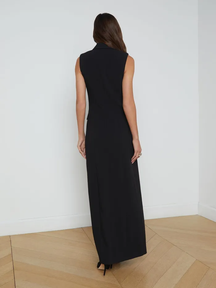 Women L039Agence Dresses and Jumpsuits Calliope Blazer Gown Black Women L039Agence Dresses and Jumpsuits Calliope Blazer Gown Black