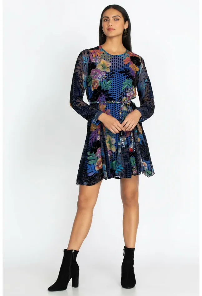 Women Lanai Burnout Beesley Dress Multi Johnny Was Dresses