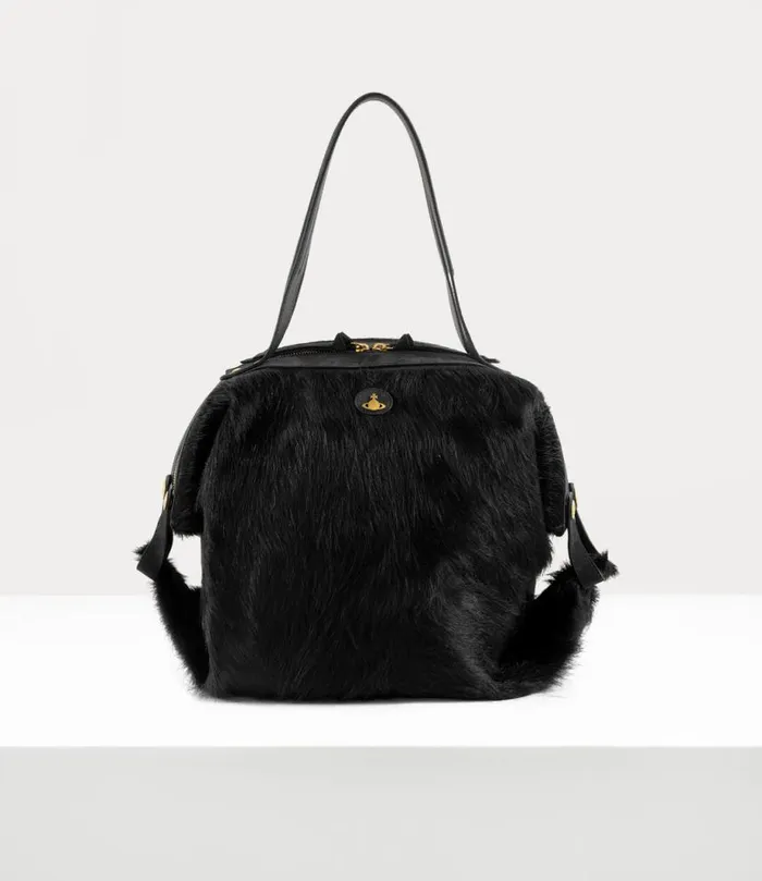 Women Large Mara Holdall Black Vivienne Westwood Handbags